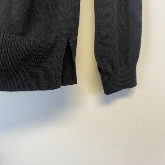 Lucky Brand Classic Black V Neck Knit Sweater - Picture 9 of 10